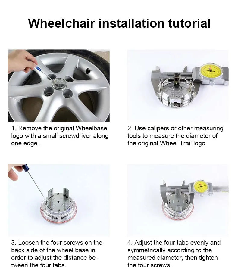 Éclairage de roue de voiture solaire RVB