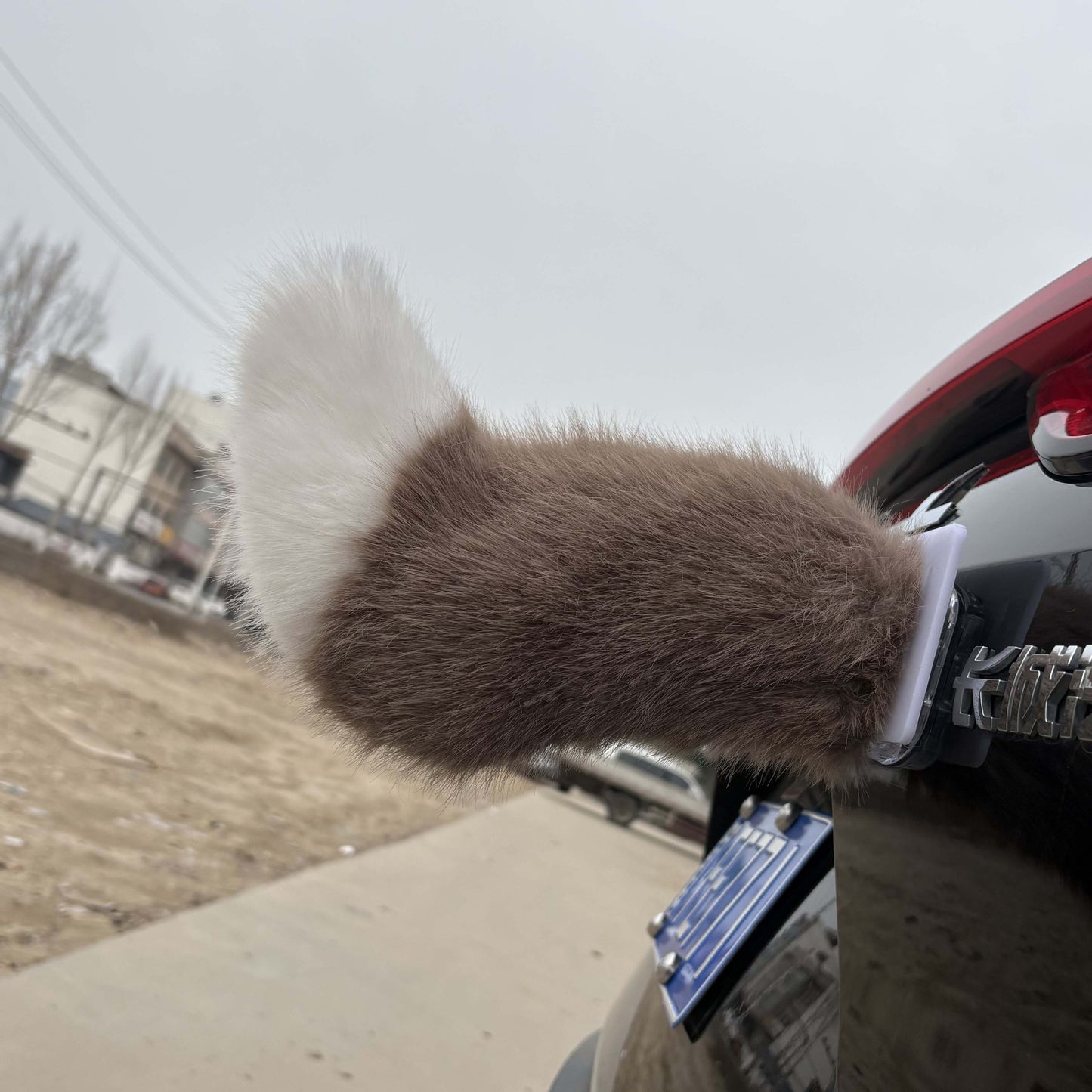 Moving Plush Car Tail Decoration