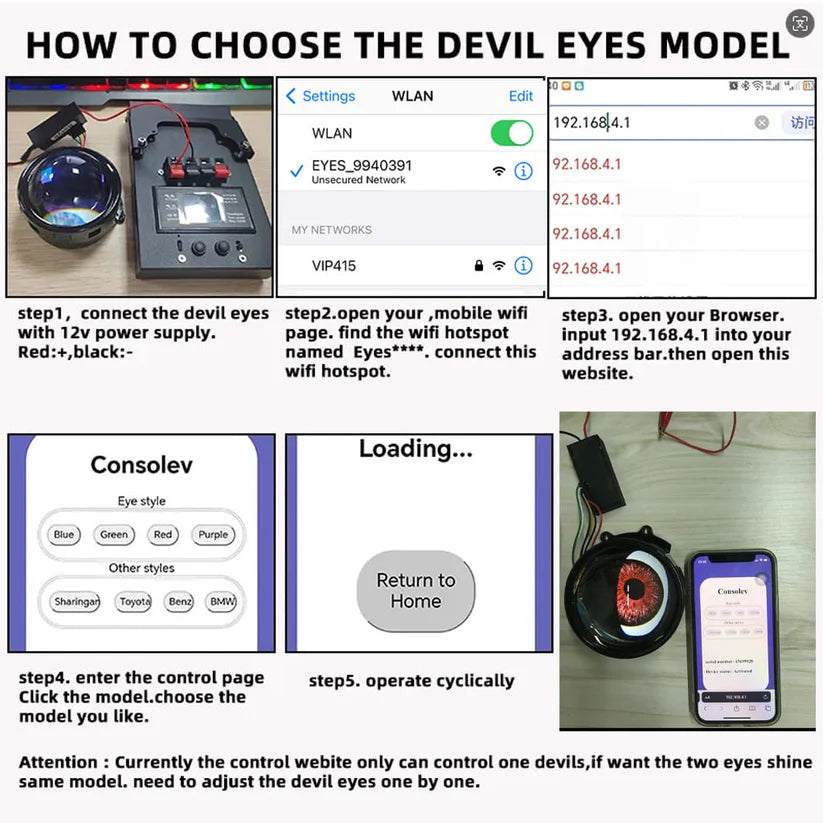 Automotive "Demon Eye" Lens