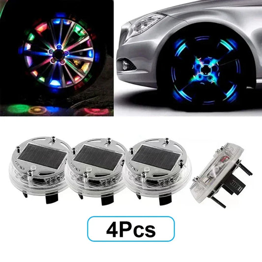Solar RGB Car Wheel Light