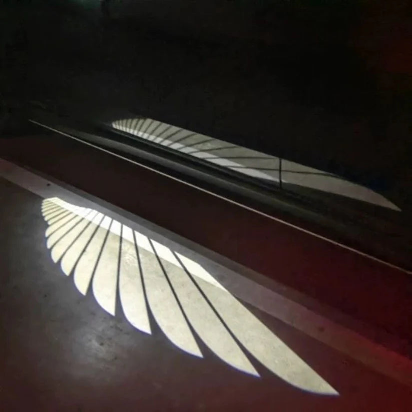 Éclairage d'ambiance de rétroviseur universel "Ailes d'ange"