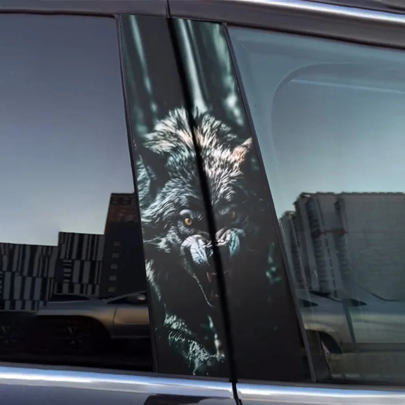 Autocollant de voiture animaux cool