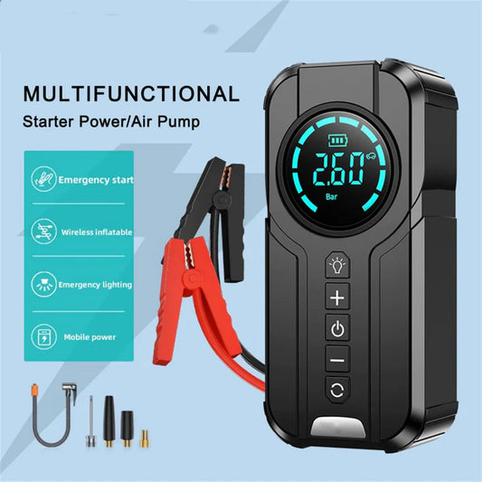 Car Jump Starter with Air Compressor