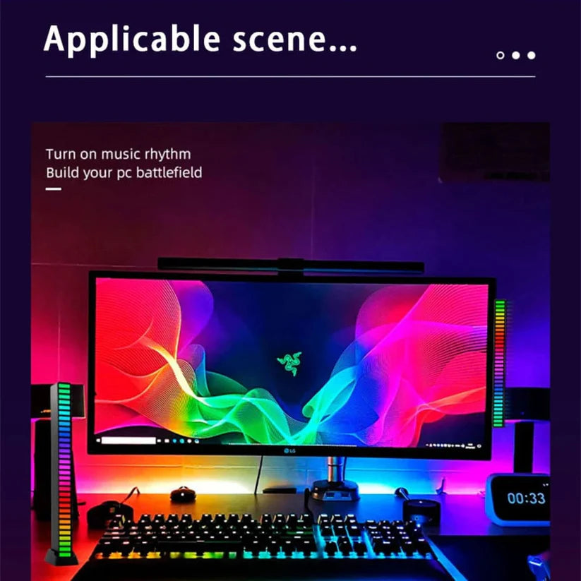 RGB Voice-Activated LED Ambient Light