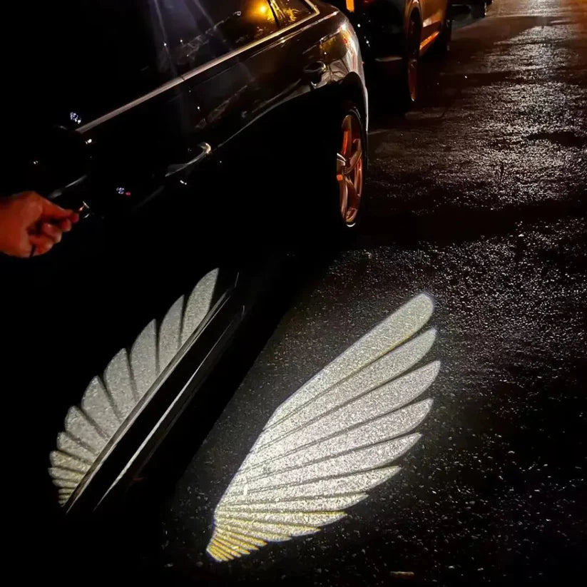 Éclairage d'ambiance de rétroviseur universel "Ailes d'ange"