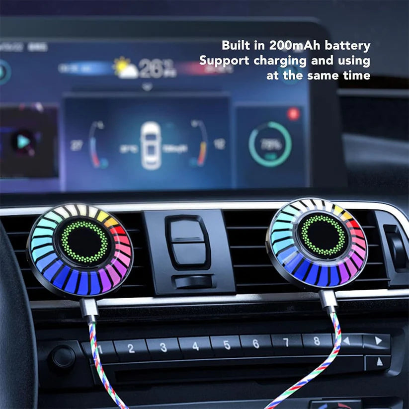 Car RGB Ambient Light Air Vent Diffuser