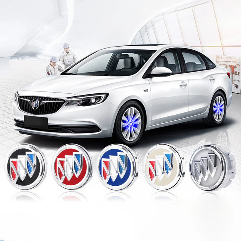 4 enjoliveurs de roue flottants à LED auto-alimentés
