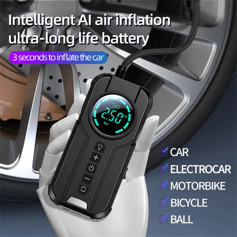 Car Jump Starter with Air Compressor