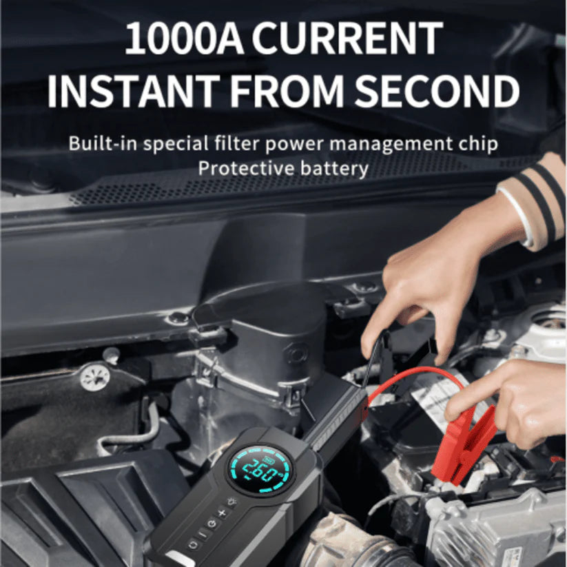 Car Jump Starter with Air Compressor