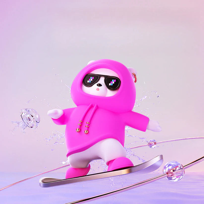 Skate Bear Car Dashboard Ornament