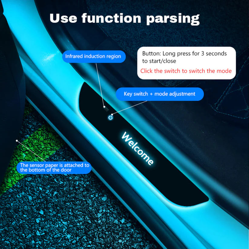 Car Door LED Pedal Courtesy Lamp