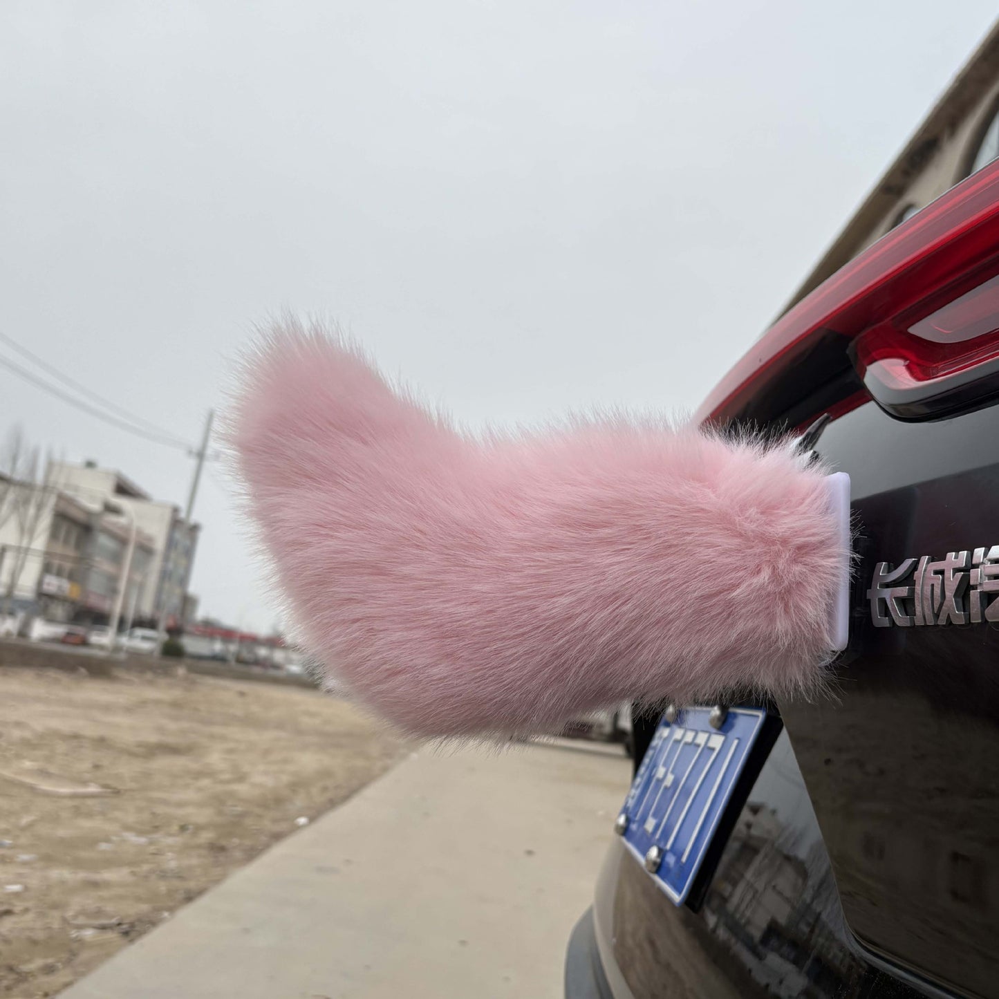 Moving Plush Car Tail Decoration
