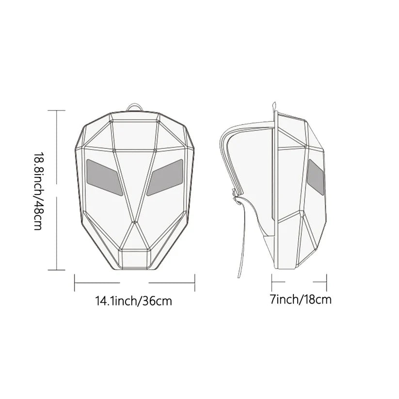 Dynamic LED Knight Backpack