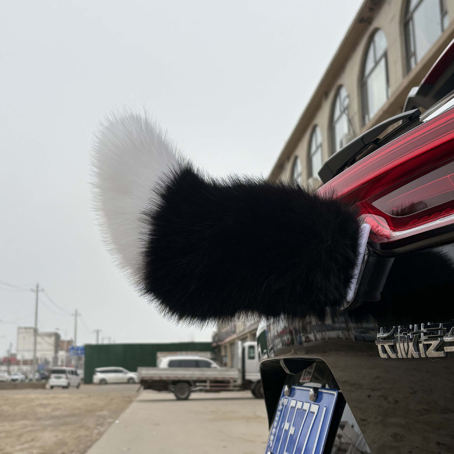 Moving Plush Car Tail Decoration