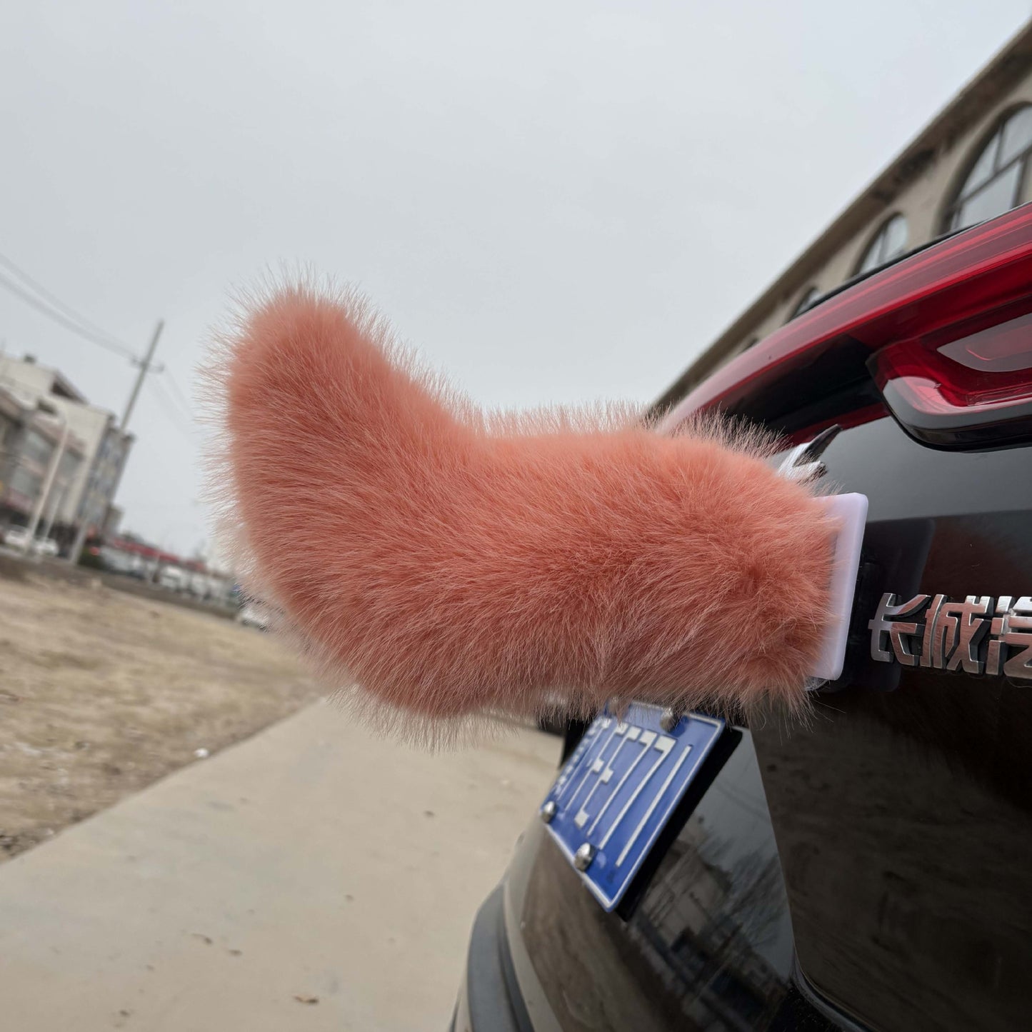 Moving Plush Car Tail Decoration