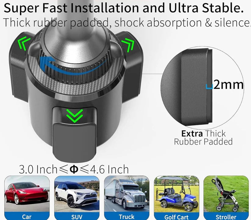 Car Cup Holder Phone Mount
