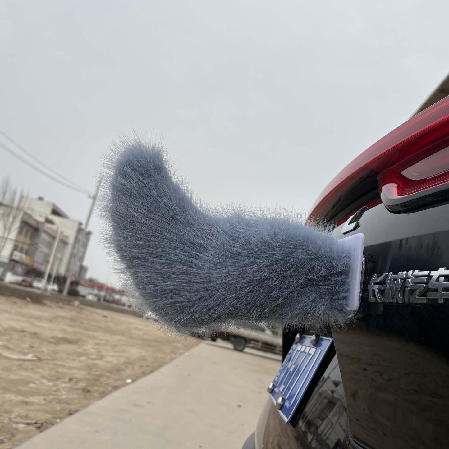 Moving Plush Car Tail Decoration