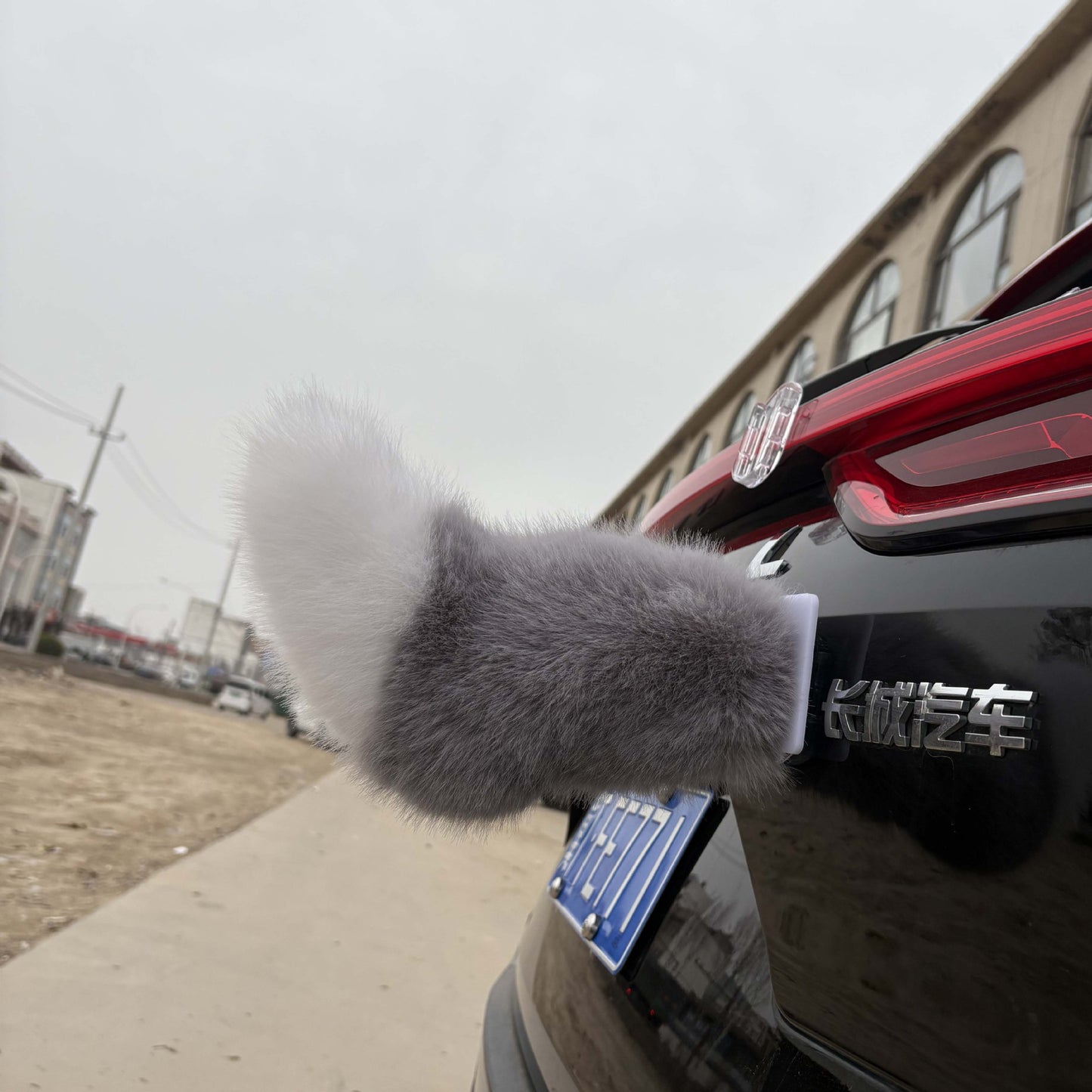 Moving Plush Car Tail Decoration