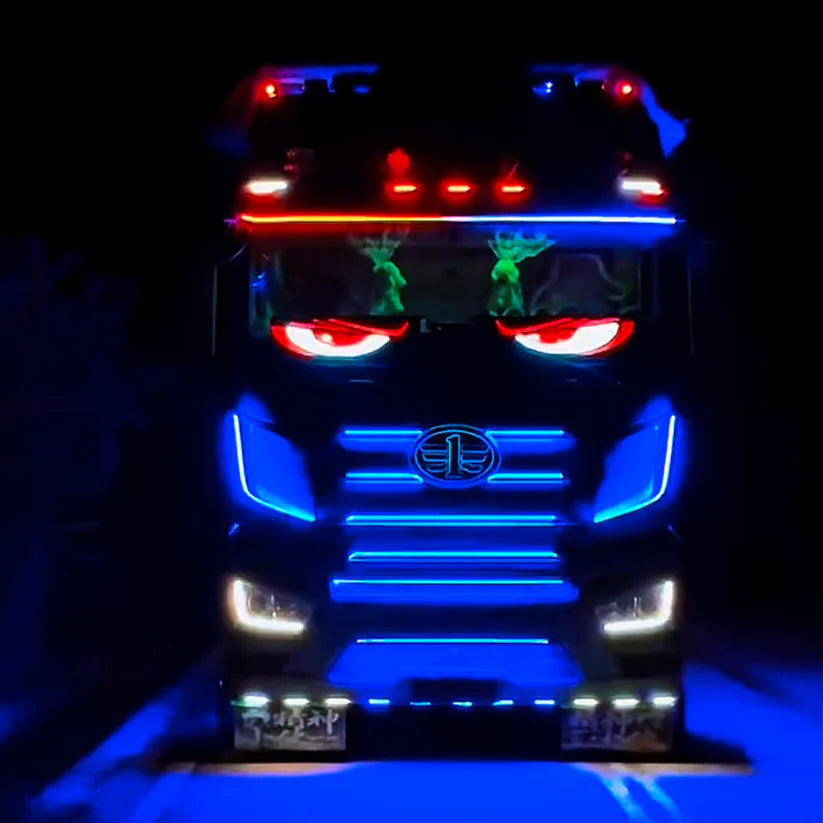 Œil de démon à affichage LED programmable