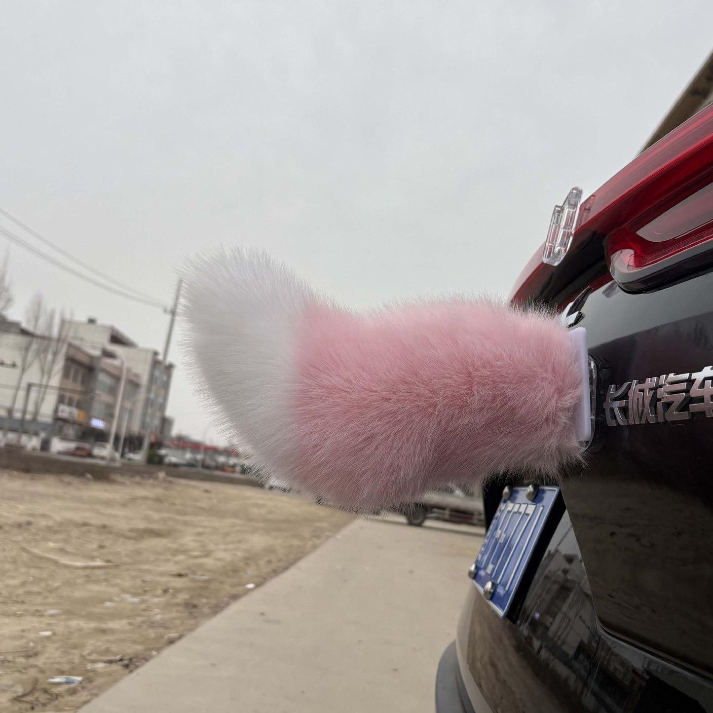 Moving Plush Car Tail Decoration