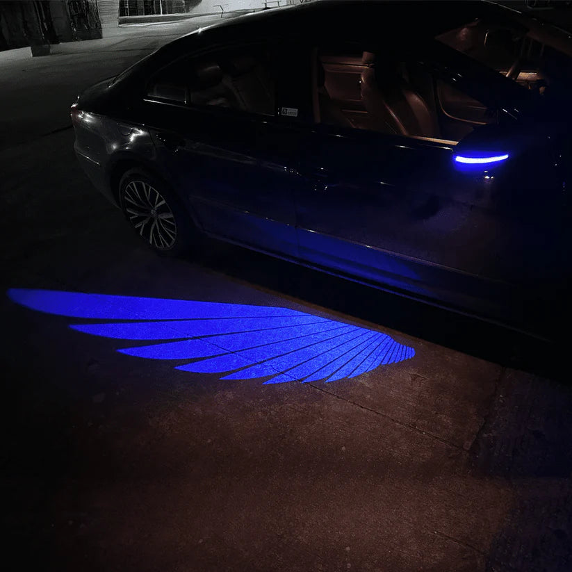 Éclairage d'ambiance de rétroviseur universel "Ailes d'ange"