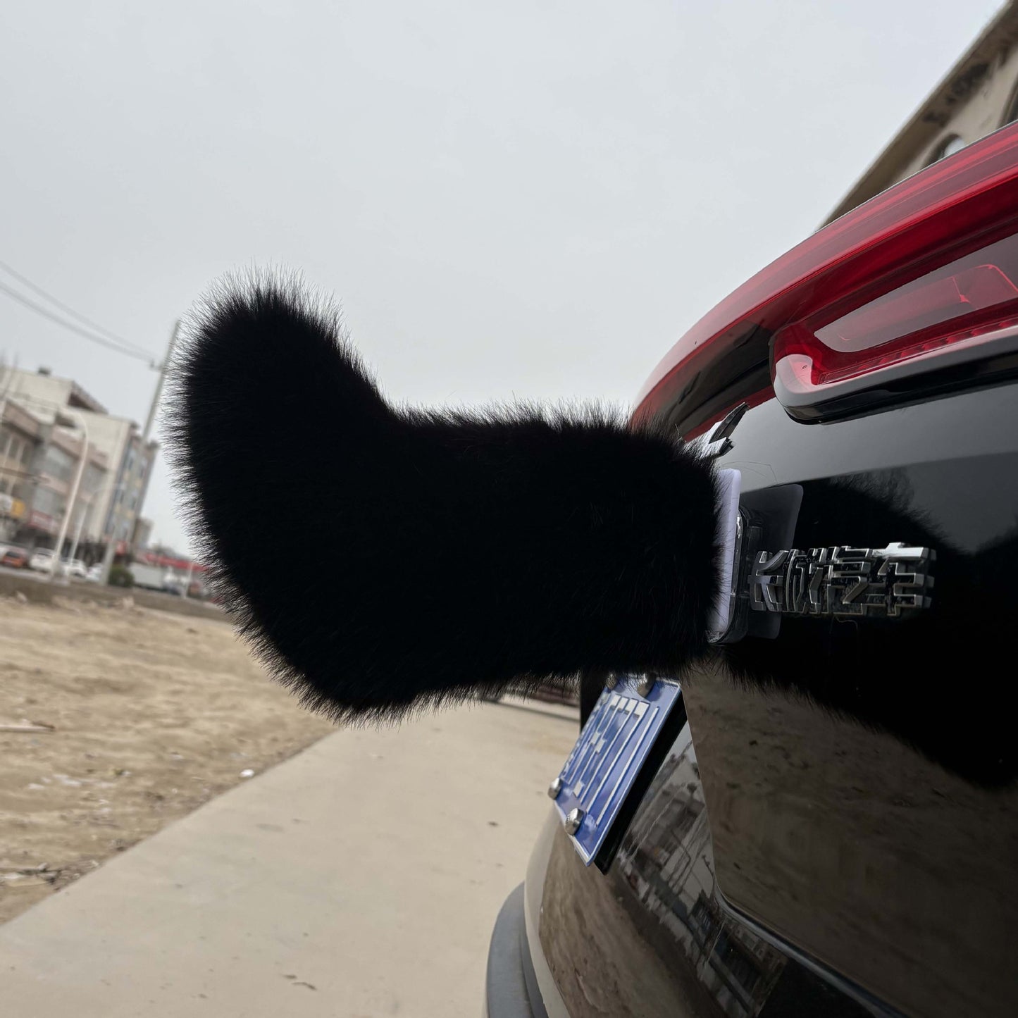Moving Plush Car Tail Decoration