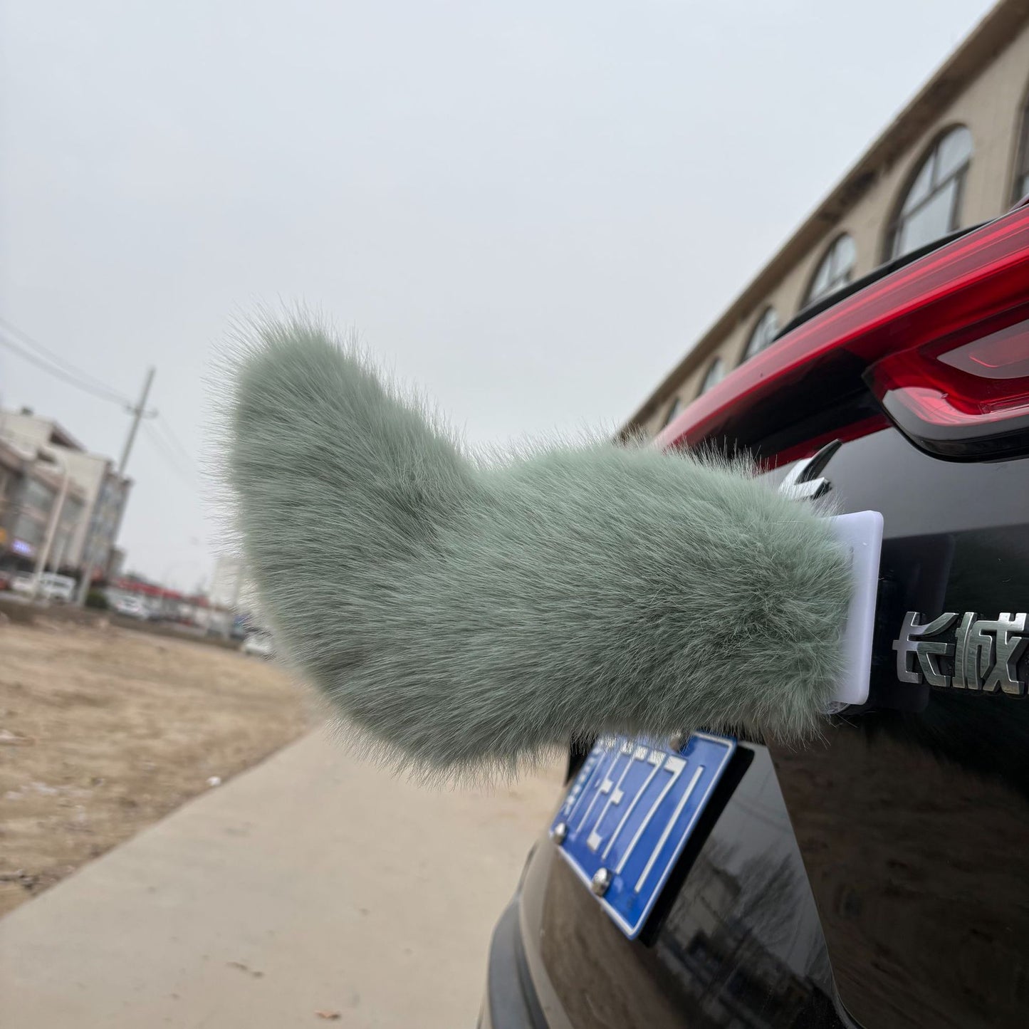 Moving Plush Car Tail Decoration