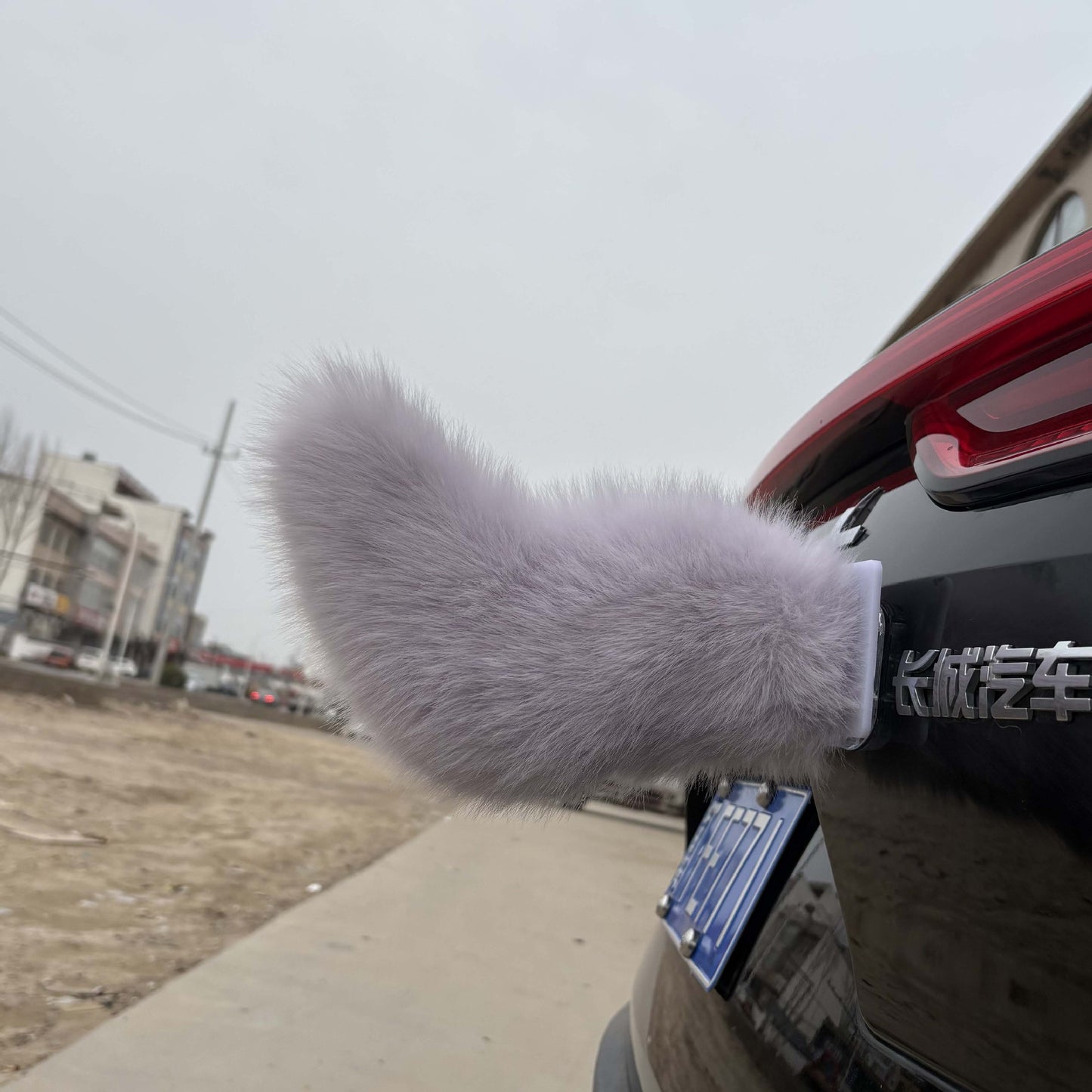 Moving Plush Car Tail Decoration