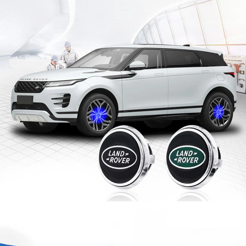 4 enjoliveurs de roue flottants à LED auto-alimentés