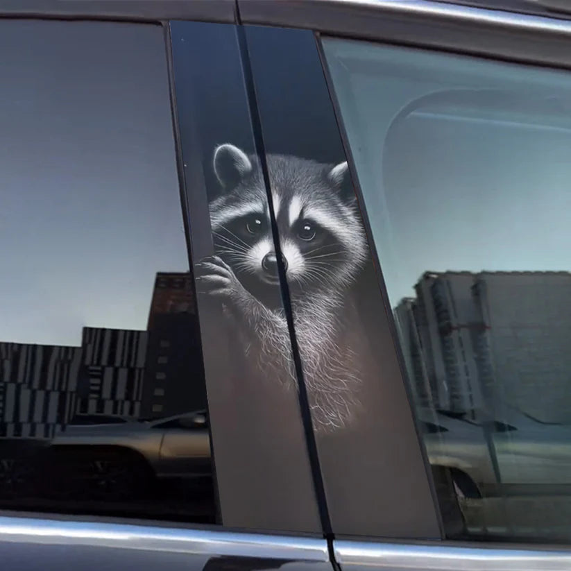Autocollant de voiture animaux cool