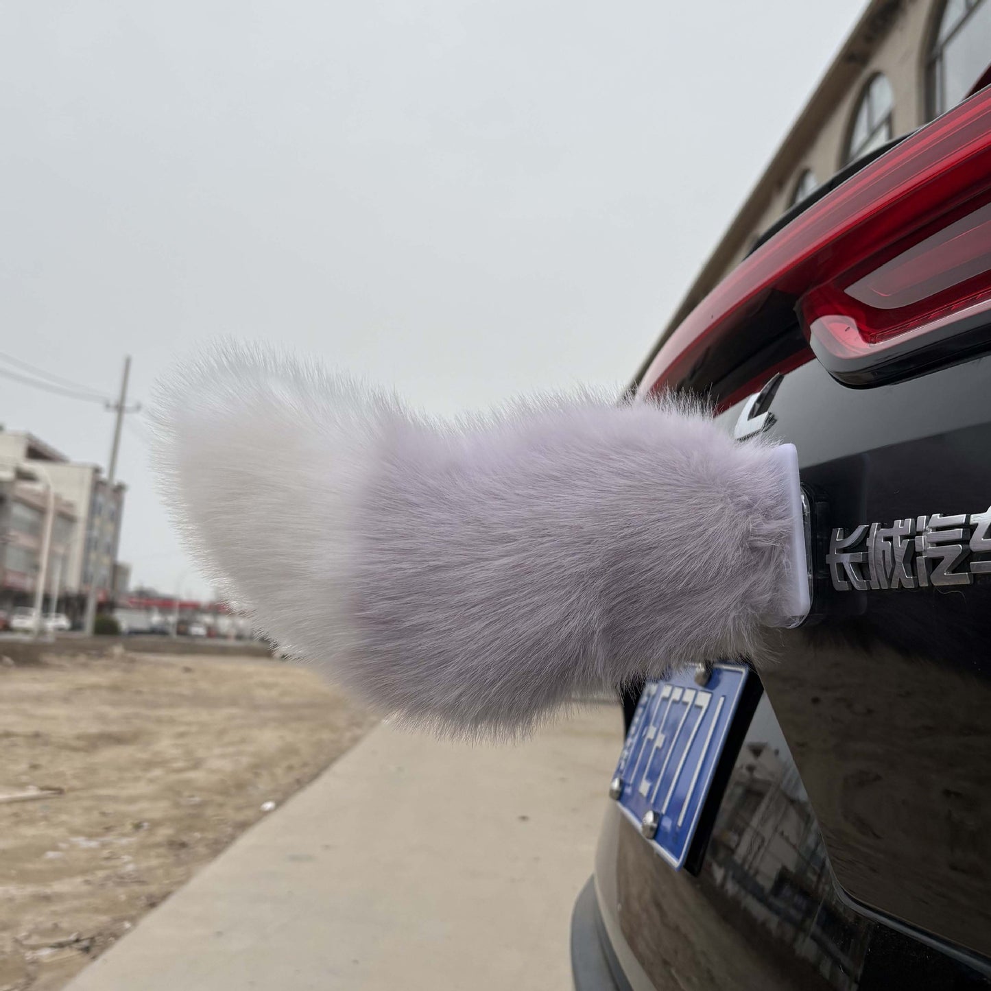 Moving Plush Car Tail Decoration
