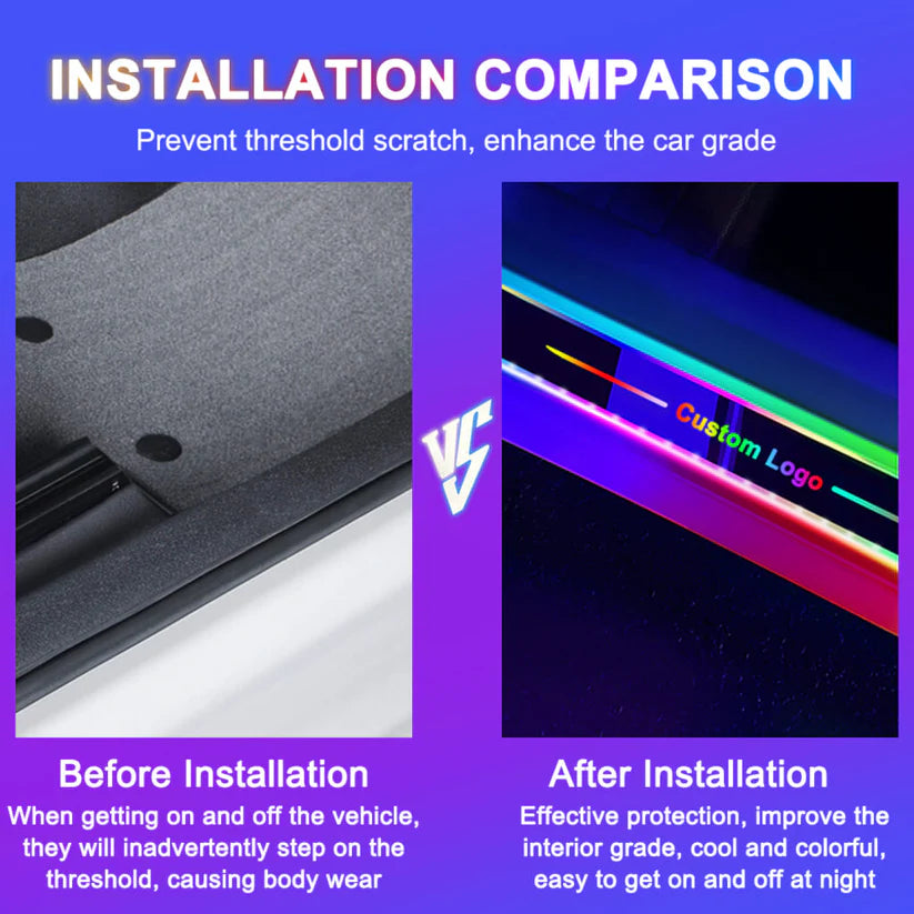 Car Door LED Pedal Courtesy Lamp