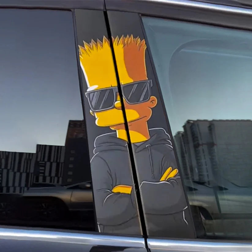 Autocollant de voiture animaux cool