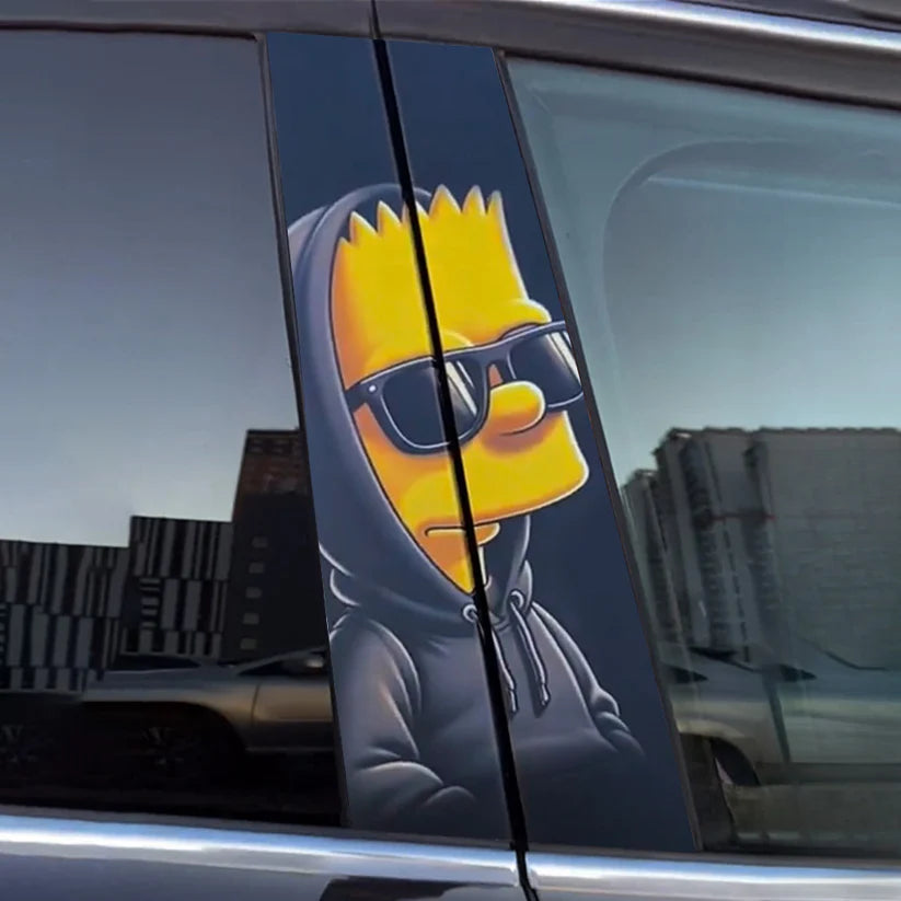 Autocollant de voiture animaux cool